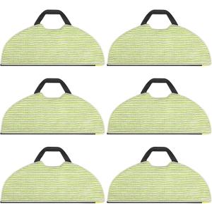 JORAIR AV2610WA RV2610WA Vacuum Mop Replacement Pads Compatible with Shark RV2610WA AV2610WA RV2620WD RV2410WD AI Ultra 2- in-1 Robot Vacuum, Washable Reusable Microfiber Soft Pads, 6 Pack