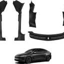 BestEvMod For 2026 Tesla Model Y 5PCS Door Sill Protector Front & Rear, Rear Bumper & Trunk Sill Cover Protector Door Entry Guard Compatible with Tesla Model Y Juniper 2026 NOT Fit 7-Seat and Standard