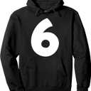 6 Number Six Seven 67 Gen Alpha Slang Funny Meme Matching Pullover Hoodie, S