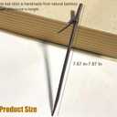 2 x Chinese Hair Sticks for Women, Handmade Natural Bambooo Hairpins, Chinese/Japanese Retro Hair Chopsticks for Women