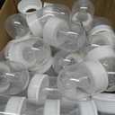Norme 24 Pcs 9.5 oz Plastic Bottles Chug Shower Game Party Favors for Shower Decorations Gender Reveal Gifts (White)