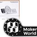 UniTak3D Original Bamboo lab Makerworld MH011 3D Printed Clock Creative Model Components 3D Printer DIY Parts-Compatible with Bambulab P1P/P1S,A1,X1/X1C/X1E 3D Printers-Prints NOT Included