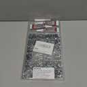 32000Pcs Grey Rhinestones for Bedazzling, Resin 2,3,4,5,6mm Mix Sizes Flatback Gray Black Diamond Gems Diamonds Gemstones Jewels Stones Crystals with B7000 Glue for Crafting Crafts Clothes