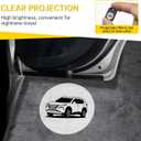 2 Pack LED Car Door Welcome Lights Projector Logo Light Ghost Shadow Lamp For Nissan Rogue Accessories