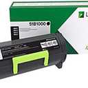 Lexmark 51B1000 MS317dn MX317dn MS417dn MX417de MS517dn MX517de MS617dn MS617de Return Program Cartridge Toner
