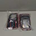 JWWY Front Foglights Fog Light Fog Lamp Covers Embellishment Garnish Trim Fit for 2015-2020 Ford F150 Exterior Accessories ABS Black 2PCS