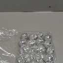 MTLEE 20 Pcs Disco Balls Decoration Mirror Disco Ball Assorted Silver Mini Glass Different Sizes Reflective with Rope for 70s Wedding Dance Music(1.2 Inch)