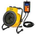 Greenhouse Heater with Digital Thermostat, Green House Heater for Plants,1500W Electric Grow Tent Heaters, Overheat Protection, Fast Heating for Green House, Flower Room, Yellow