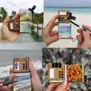 Tobios Watercolor Kit, Tobios Mini Watercolor Paint Set, 12 Color Mini Watercolor Travel Set, Pocket Artist Watercolour Travel Sets, 8 Grids Portable Paint Palette