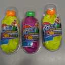 Water balloons, including a filler nozzle, designed for outdoor water activities, 3 Pack