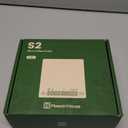 Maestri House Mini Coffee Scale with Timer, USB-C Rechargeable Espresso Scale, 2kg/0.1g Accurate Scale for Espresso and Pour-Over Coffee, Portable Digital Kitchen Scale with Auto Timer (Black&Silver)