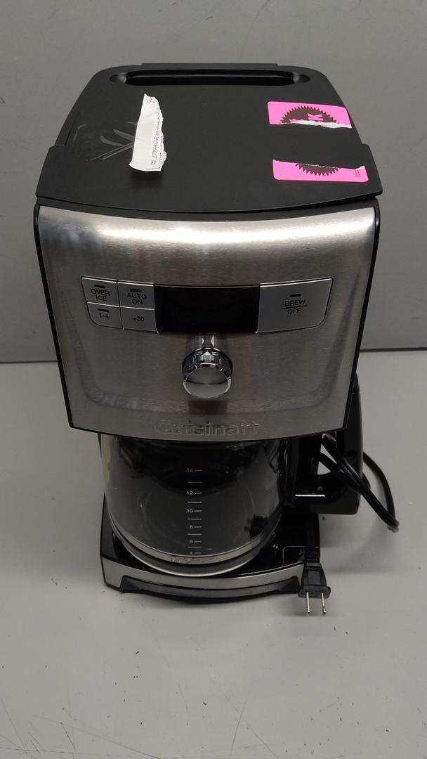 Cuisinart Coffee Maker, 14-Cup PerfecTemp Programmable Coffee Machine Glass Carafe with 1-4 Cup Setting, Brew Strength Control, Brew Pause, and Over Ice Function, Stainless Steel, DCC-3500SS