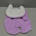 Infant Carseat Insert, 2-in-1 Reversible Baby Car Seat Cushion for Newborn Toddler Head & Body Support Car Seat Pad for Carseats, Strollers, Swings, Bouncers(Purple)