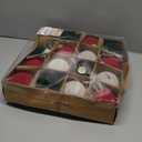 Sea Team 16-Pack Flocked Velvet Christmas Tree Ball Ornaments Set, Decorative Hanging Baubles, Shatterproof Plastic Decorations for Xmas Tree, Wreath, Garland, 80mm/3.15 Inches, Baking Time