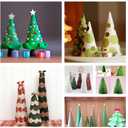 Crafjie 16 Pack Craft Foam Tree Cones for DIY Arts and Crafts (2.76 x 7.2in), White Polystyrene Foam Cone, Polystyrene Foam Cones, for DIY Christmas Gnomes, Christmas Tree, Holiday Decor