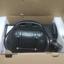 Gyroor Scooter with Adjustable Seat Attachment, 6.5" All-Terrain Self Balancing Scooter, LED Lights & Bluetooth for Kids and Adults, Black