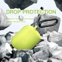 Brujula Case for AirPods Pro 3 Case Silicone Protective Cover Compatible with AirPods Pro 3rd Generation 2025(Yellow Green, AirPods Pro 3)