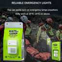 Salt Water Lamp, 3 LED Survival Camping Lantern, 140H, No Batteries