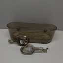 No-Drill Bathroom Suction Storage Box,Large Capacity & Strong Load-Bearing,Removable Shower Basket,Glacier Pattern Suction Cup Shower Caddy Hanging Shower Shelf Organizer (Clear 1pcs)