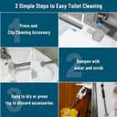 YINGMORE 2026 New Pumice Toilet Cleaner 17inch with Handle - Toilet, Pool & Tub Hard Water Stain Remover (1handle+8pumice)