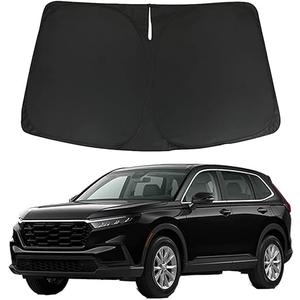 D-Lumina CRV Windshield Sunshade - Compatible with Honda CR-V (LX, EX, EX-L, EX-L Navi, Touring) 2023 2024 2025 - Foldable Front Window Sun Shade Shield Protector
