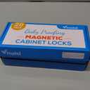 20 Pack Magnetic Cabinet Locks Baby Proofing - Vmaisi Children Proof Cupboard Drawers Latches - Adhesive Easy Installation