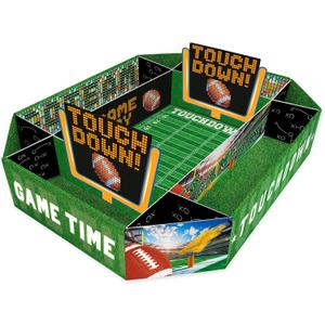 Gatherfun Football Party Supplies Kit - Tailgate, Birthday & Party Food Tray Set | Football Party Decorations & Favors (40)