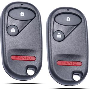 MechanMagic Key Fob Replacement Fits for 2002 2003 2004 2005 Honda Civic SI CRV / 2004-2011 Honda Element (FCC ID: OUCG8D-344H-A) Keyless Entry Remote Control PN:72147-S5T-A01 315 MHZ Set of 2