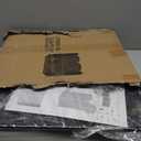 Fireplace Screen Stand Black 4 Panel Fireplace Cover Metal Fire Spark Guard Cover Foldable Decorative Fireplace Screen for Home Indoor Fireplace, Black (47.8" W x 31" H)