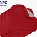 Patio Cushion Covers Replacement, Outdoor Cushion Covers Slipcovers for Patio Furniture, Couch Seat Cushions Cover with Zipper, splash-proof Cushion Covers Outside (Set of 12, 26x26 inch)