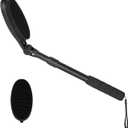 EASACE Back Scrubber for Shower, Soft Silicone Bath Body Brush with Long Handle, Adjustable Head with 1 Extra Replacements
