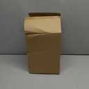 YANWE1 Brown Glass Vase, 10 Inches Large Glass Vase, Tall Glass Vases for Flowers, Modern Round Vases for Living Room, Dining Table, Shelf, Wedding, Office, Home