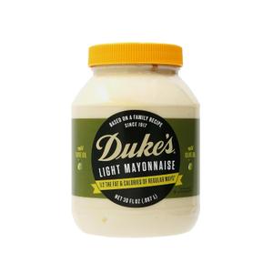 Dukes Light Mayonnaise with Olive Oil Blend Jar  Smooth & Creamy Taste, 30 Ounce (Pack of 1) (EXP 06/29/26)