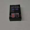 Sweet Alice Gravity Electric Pepper and Salt Grinder Set, Adjustable Coarseness, Battery Powered with LED Light, One Hand Automatic Operation, Stainless Steel Black, 2 Pack (2.5*2.5*7.9inch)