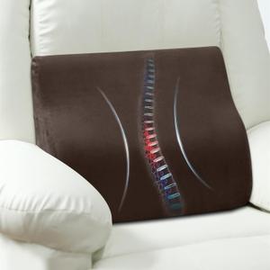Back Support Pillow for Recliner Chair, Memory Foam Couch Back Cushions Ergonomic Large Lumbar Support Pillow for Lower Back Pain Relief, with Soft Velvet (Coffee)