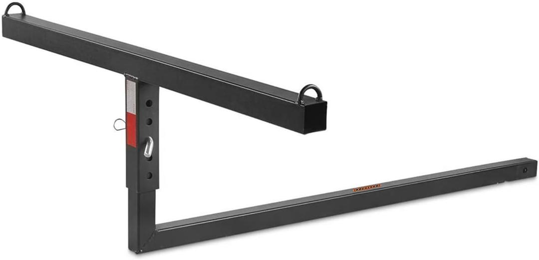 Rockland Truck Bed Extender, 2 in 1 Design Foldable Pick Up Truck Bed Extender for Canoe Kayak Ladder Lumber, 350 LBS Load Capacity