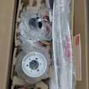 TALOYA 52 inch Ceiling Fans with Lights Remote Control, Modern Low Profile Ceiling Fan with Quiet Reversible DC Motor for Bedroom Living Room and Patio White