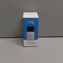 Ring Video Doorbell (Satin Nickel) with Spotlight Cam Plus, Plug-In White