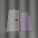 ORNARTO Compatible with iPhone 17 Pro Max Case 6.9", Slim Liquid Silicone 3 Layers Soft Gel Rubber Shockproof Protective Cover with Anti-Scratch Microfiber Lining-Pastel Lilac