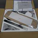 TALOYA 42 Inch Ceiling Fans with Lights Led Remote Control Low Profile Flush Mount for Bedroom Home Outdoor Patio Living Room,3 Color Temperatures, Dimmable, DC Motor, Reversible,5 Blades, Black