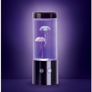 Merkury Innovations Jellyfish Night Light Lamp Motion & Multicolor Leds - Easy Mode Switching, USB Powered - 9"