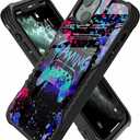 Compatible with iPhone 15 Case Anti Slip Shockproof Hard PC Back Soft TPU Prevention Protective Case, Unique Design Fashion Print for Men Women - Gaming