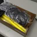 Flex Version 4 ft Pickleball Small Training Rebounder Net - Expandable to 10 ft for Double Player Practice - Outdoor Game - Fully Adjustable Regulation Height, Quick Setup (Yellow)