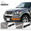 ALMULOO Upper Grill Hood Molding Compatible with 2006-2010 Ford Explorer