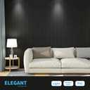Art3d Slat Wall Panel, 3D Fluted Textured Panel 12-Tile 19.7 x 19.7in. - Cover 32 Sq.Ft., Black