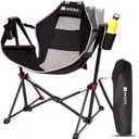 AKSOUL Hammock Camping Chair Swinging: Foldable & Portable Swing Chairs with Storage Bag - 265lbs Adult Weight Capacity - Folding Rocking for Lawn Camp Stargazer Outdoor (1 PCS)