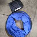 Dog Agility Training Equipment Tunnel:JOPAVO 10 Foot Dog Agility Tunnel with 2 Pack Sandbags, Carry Bag and 4 Ground Spikes.Ideal Dog Agility Equipment for Dog Obstacle Course, Exercise&Park Equipment