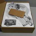 JOOFO Floor Lamp,30W/2400LM Sky LED Modern Torchiere 3 Color Temperatures Super Bright -Tall Standing Pole Light with Remote & Touch Control for Living Room,Bed Room,Office (Pearl White)