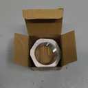 304 Stainless Steel Bulkhead Water Tank Fitting 2" Female Thread Compression Bulkhead Adapter Thru-bulk Connector with Gasket for Bathtub and Sink