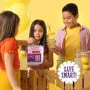 Piggy Bank for Kids - Electronic Money Saving Box w/Code- ATM Safe - Toy Coin Bank - Toys for Girls Age 3, 4, 5, 6, 7 - Birthday Gifts for 8, 9, 10, 11, 12 Year Old Girl (Pink & Silver)